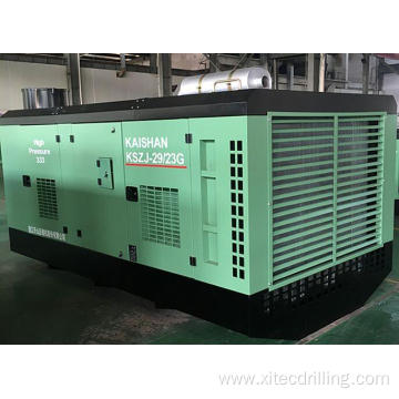 Diesel Stationary 23bar Mining Well Drilling Air Compressors